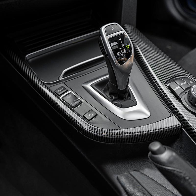 For BMW 3 4 Series 3GT F30 F31 F32 F34 F36 316li Car Accessories Control Gear Shift Panel Decorative Strip Cover Trim Sticker