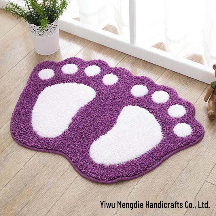Thick Absorbent Non-Slip Bathroom Rug for Floors - Ideal for Living Room, Bedroom, and Entrance
