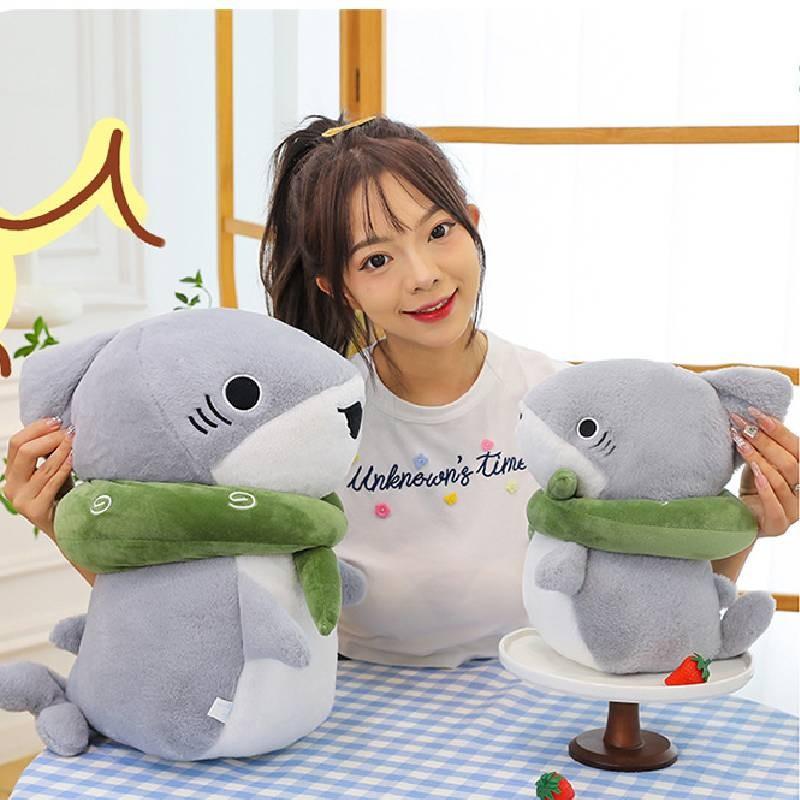 Toys Shark Plush Cartoon Animal Stuffed Doll Room Sofa Decoration Kids Gifts