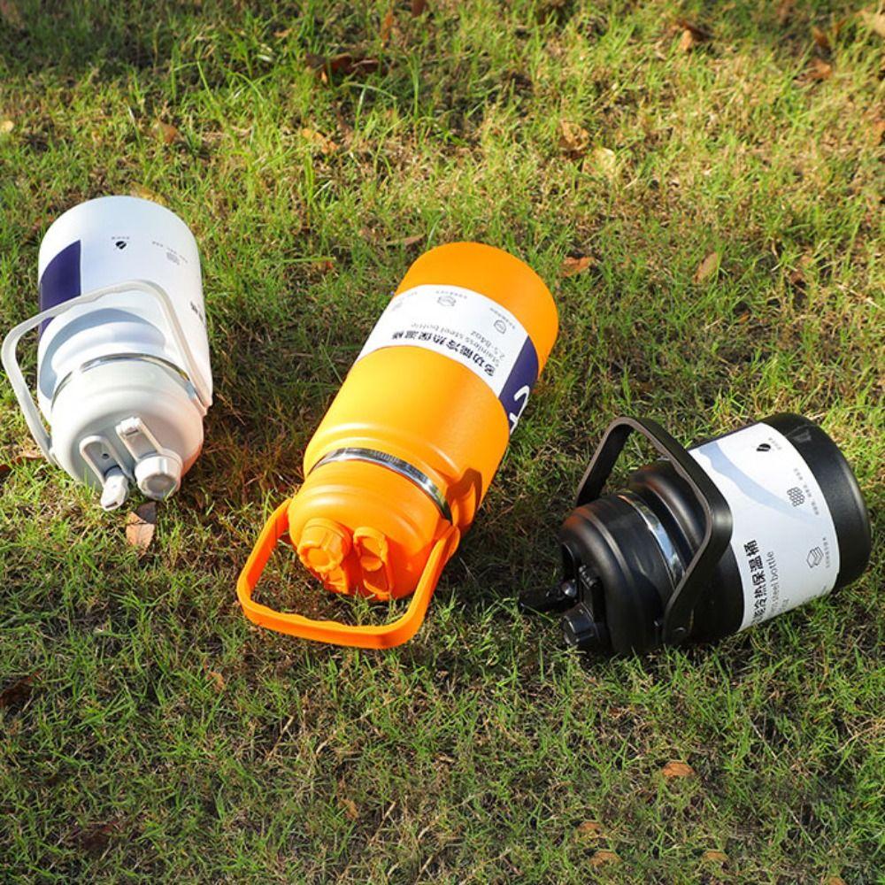 1.5/2/2.5L Insulated Water Bottle Stainless Steel Vacuum Flask Household Sport Thermal Cup  Stadium