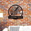 Unique Crochet Inspired Metal Wall Decor Craft Room Art Modern Sewing Lover Gift