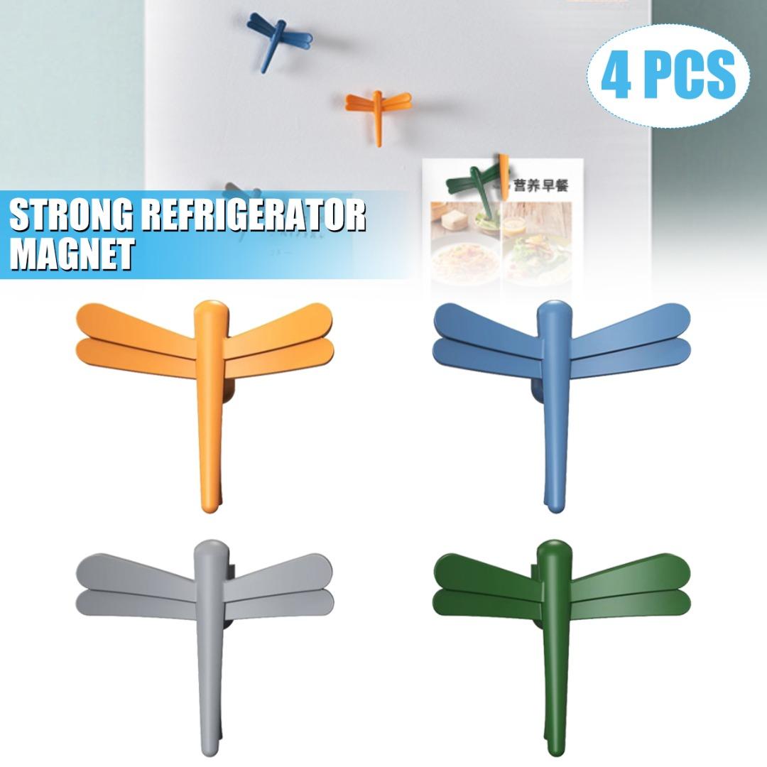 

PDTO Dragonfly сверхмощный сильный магнит с крючком на присоске вешалка для кухонного холодильника