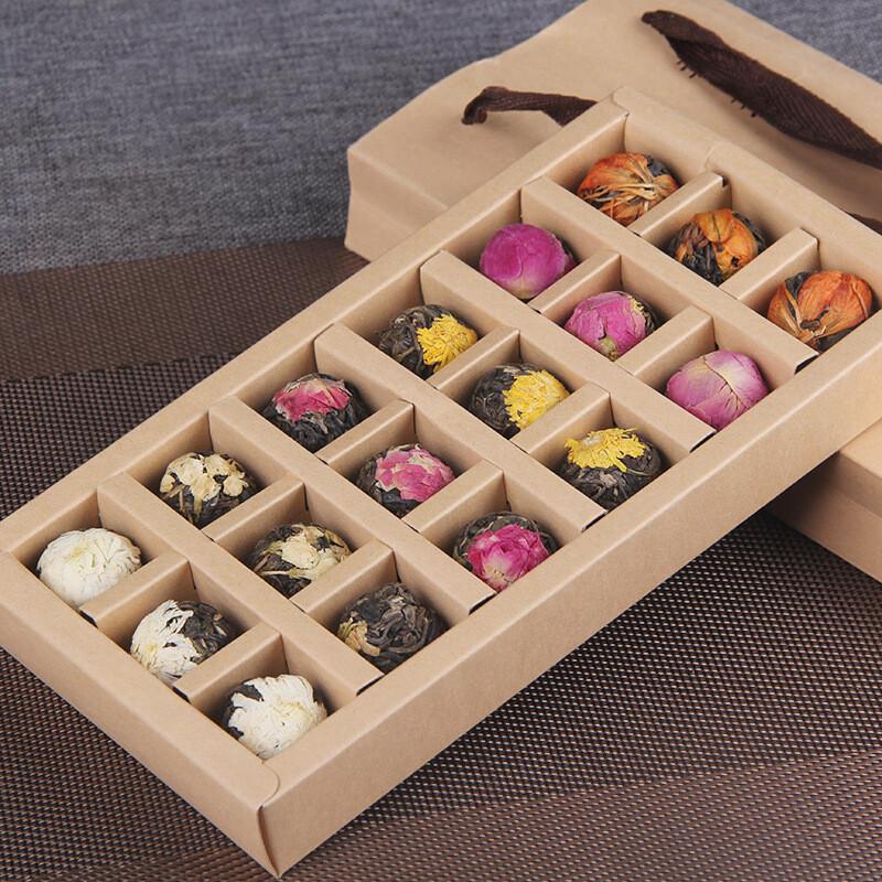 Select Yunnan Pu'er Raw Tea Floral Dragon Ball Rose Jasmine Lily Peony