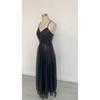 Women Sexy Sequined Backless Bodycon Long Evening Party Dress