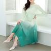 Plara Gradation Balloon Dress