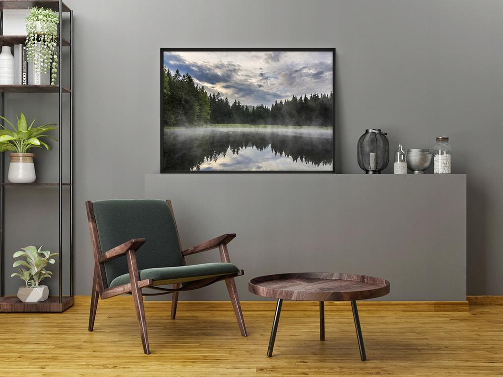 Picture Poster In a Frame 53x73 Cm Lake P1008