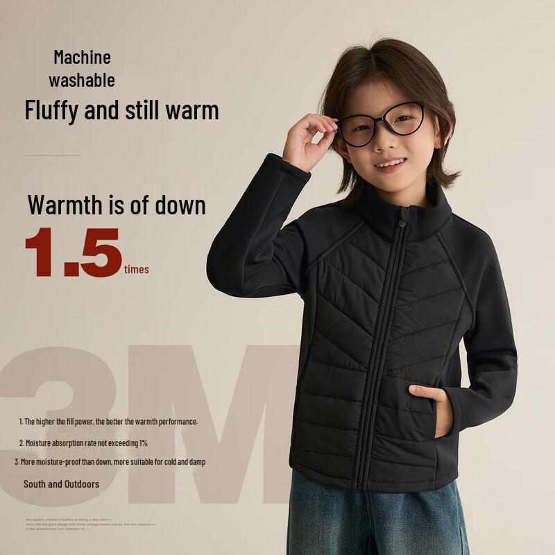 Girls Stand Collar Insulated Puffer Jacket 120