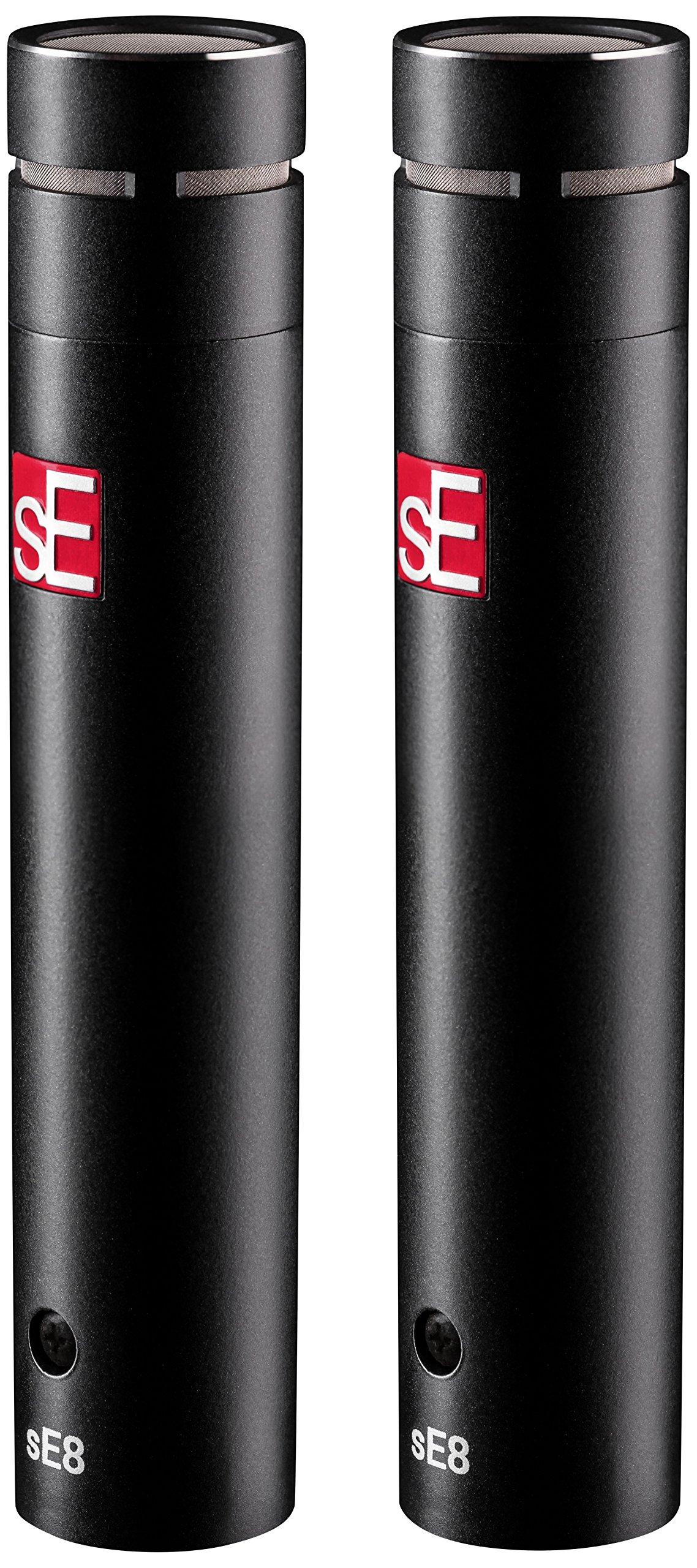 

sE Electronics sE8 Pair Small Diaphragm Condenser MicrophoneStereo Pair Set