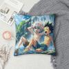 HXH Gon And Killua Hunter Pillowcase Product Printing Cushion Cover Throw Pillow Cover Home Decoration Square Multi Size