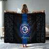 Arema FC Print Flannel Blanket High Quality Warm Comfortable Cover for All Seasons Perfect for Gifts Home Decor