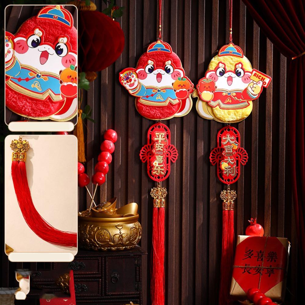 

Червоний висить новорічна прикраса Lucky Door Front Pendant New Spring Festival Pendants Home Decor Style 5