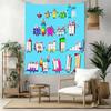 Numberblocks Wall Decor Tapestry Art For Pet Memorial Birthdaywedding Party Backdrop Family Gift