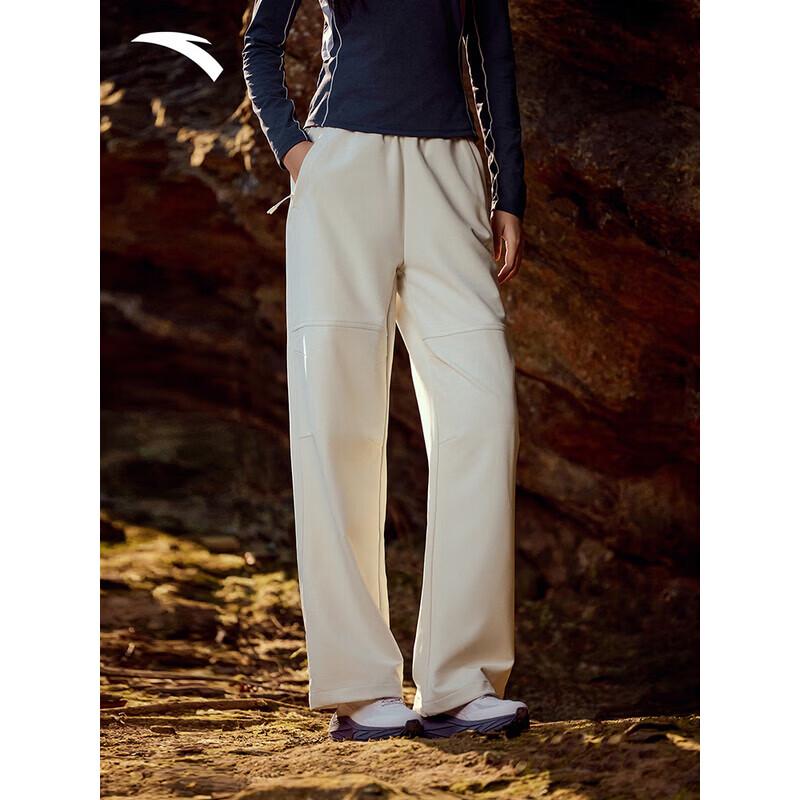 ANTA Women s Mountain Shell Outdoor Woven Loose Straight Parachute Pants