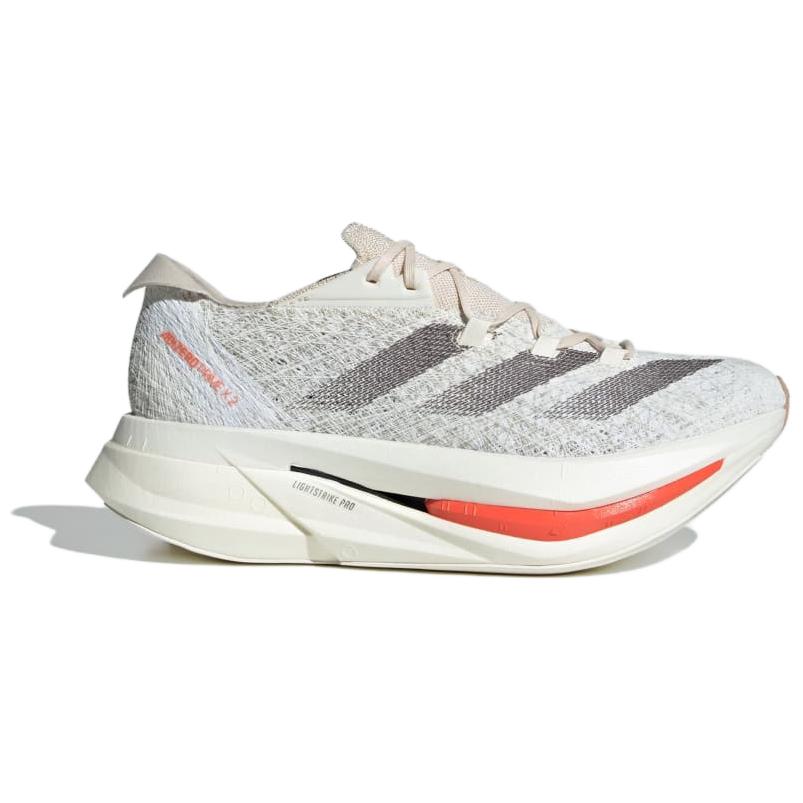 Adidas Adizero Prime X 2.0 Comfortable Soft Mesh Cushioning Durable Breathable Lightweight Low Top Running Shoes Unisex Running Shoes Beige IH5682