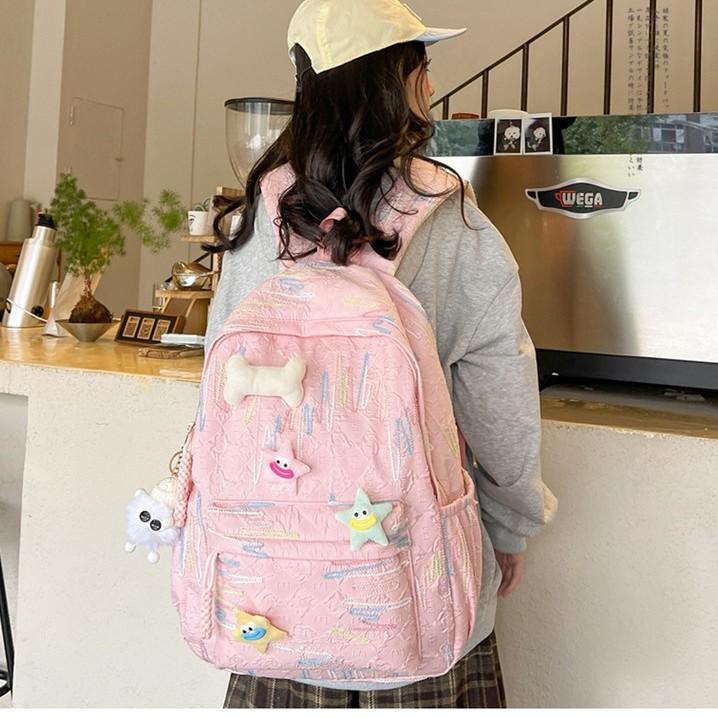 Niche schoolbags in college students high-value cute soft girl girl backpack ins bag women's versatile mini backpack