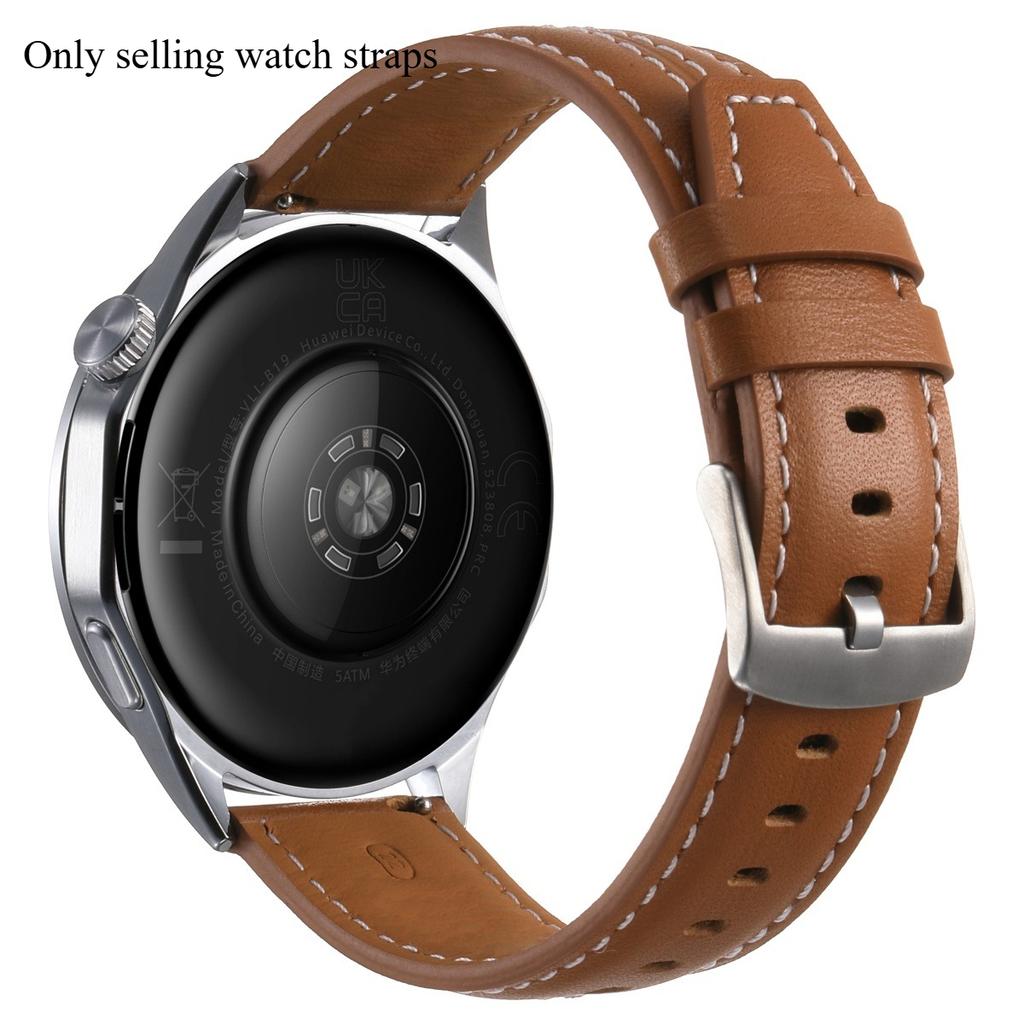 18/22mm Leather Watch Strap For Huawei Watch GT6 46mm Bands Soft Leather Wristband Bracelet For Huawei Watch GT5 4 3 GT5 GT6 Pro