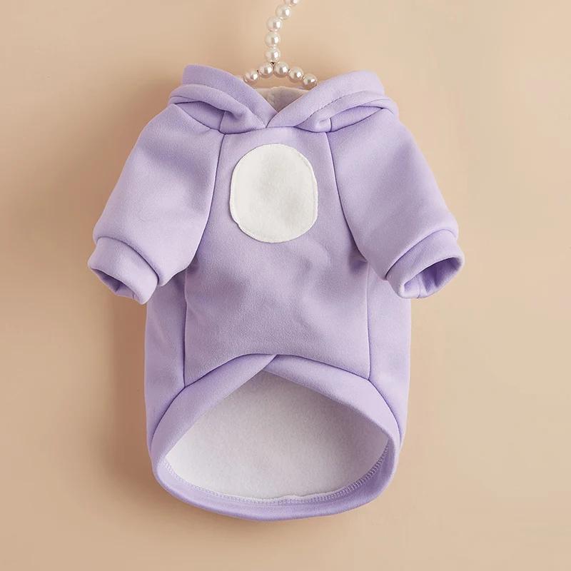 Spring Autumn Cat Puppy Clothing Solid Sweet Pet Costume Hoodie for Cats Sphynx Clothes Kitten Pullovers Outfit Ropa Para Gatos