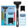 COVIK Razor with Holder for Includes Razor and Replacement Blades 5-Blade (Blades Included) Men,