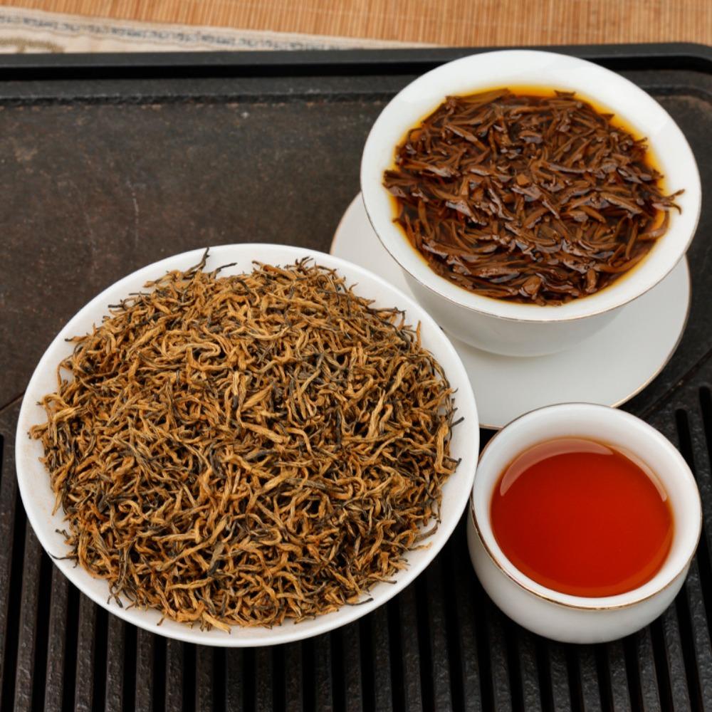 Dianhong tea Jin Junmei Zhengshan small species Yinghong lemon black tea leaves wholesale gift box e-commerce model one piece delivery