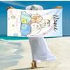 Personalized customized proof beach towel with Sumikko Gurashi pattern - soft, absorbent,quick-drying,perfect swimming,camping&bathing