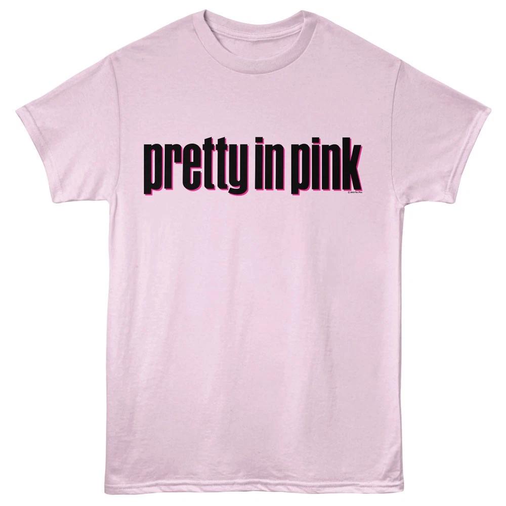 Pretty In Pink Black Name Movie Logo Men s T shirt XL