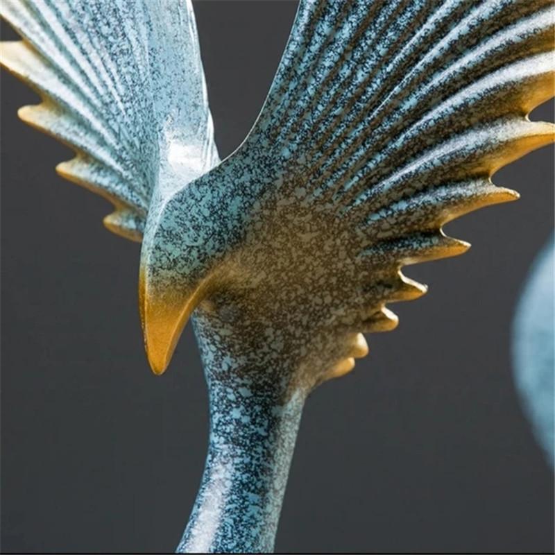 Family Figurines Living Room Eagle Home Decor Accessories Family Ornaments Nordic Simple Modern Office Creative Crafts