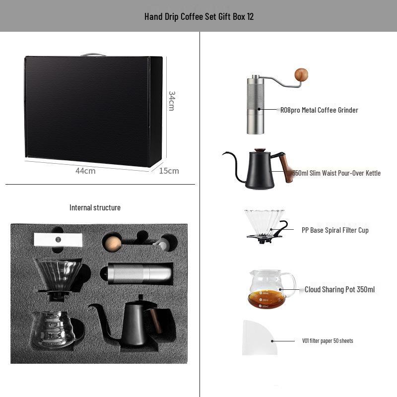 Premium Coffee Pour-Over Gift Set - Complete Utensil Collection