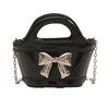 Kids Shoulder Charming Bag Designed With Shiny Colors And A Cute Bow For Fashionforward Preschoolers