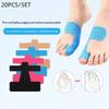 20Pcs Bunion Corrector & Pain Relief Kinesiology Athletic Tape For Bunions & Turf Toe,Big Toe Spacer/Separator/Straightener Tape