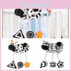 Black And White Animal Visual Stimulation Early Education Crib Toy