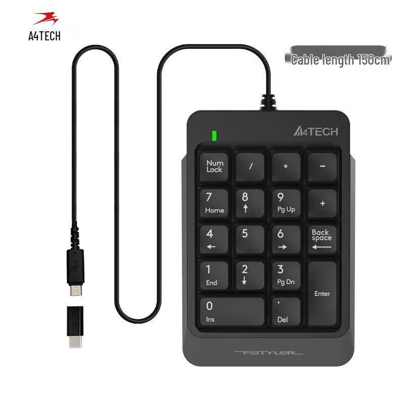 

A4TECH FK13M Type-C Wired Mini Numeric Keypad