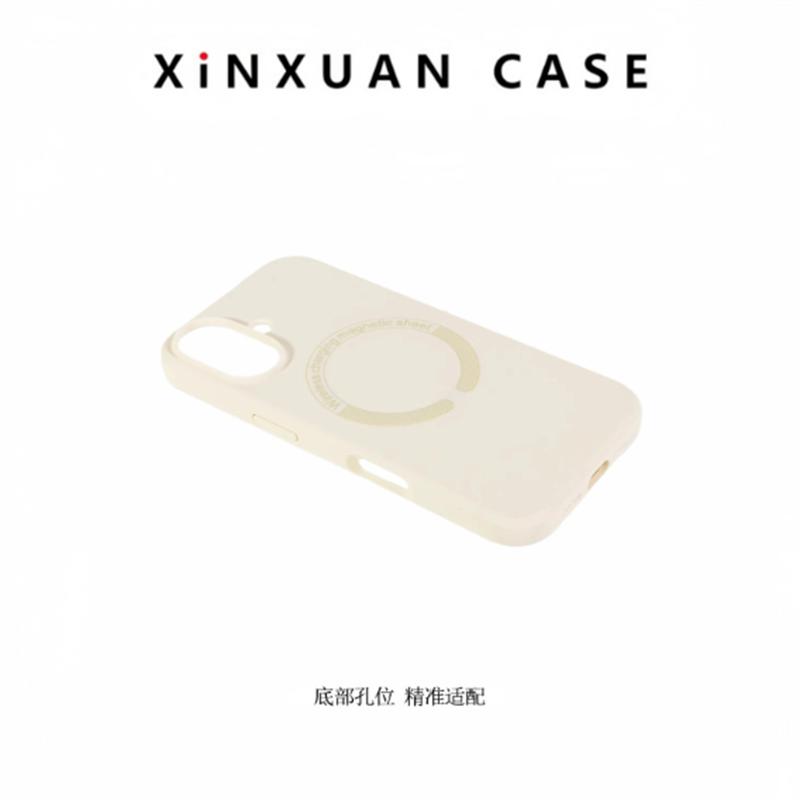 Luxury Liquid Silicone Magsafe Case For iPhone17 16 15 14 13 12 11 Pro Max Magnetic Wireless Charge Protector Soft Cover