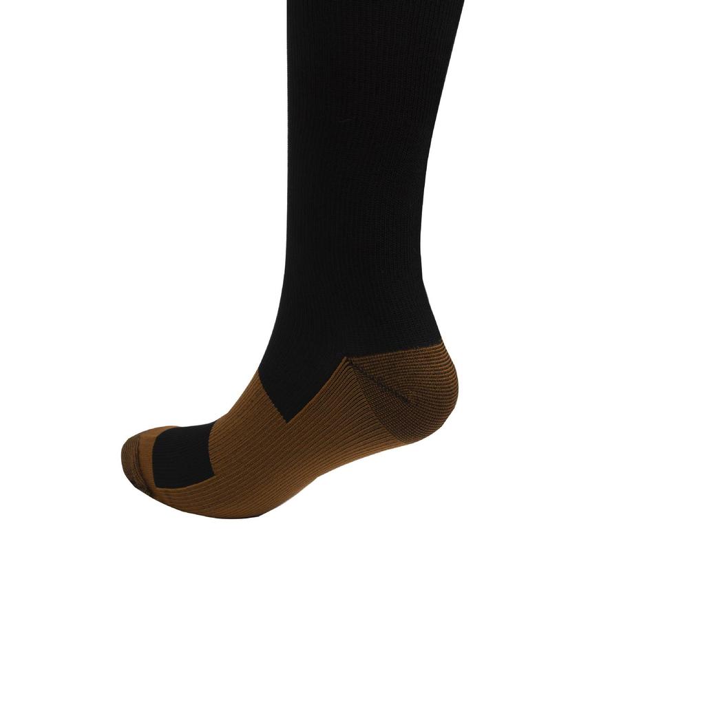 Copper Fiber Knee-High Compression Sports Socks