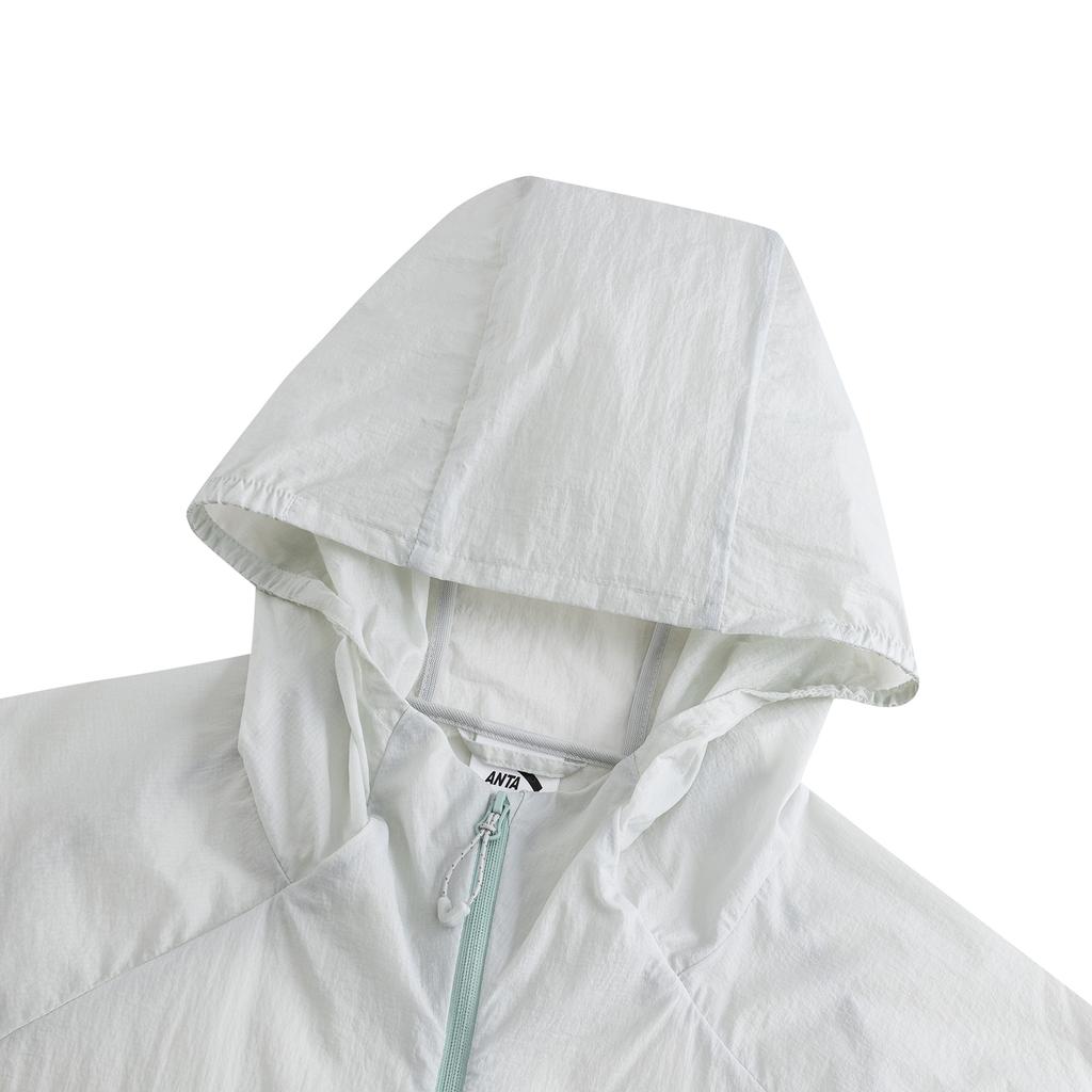 Anta Outdoors Lightweight Woven Sports Jacket Summer 2026 Unisex Jacket White-Mist-Gray 972626602-1