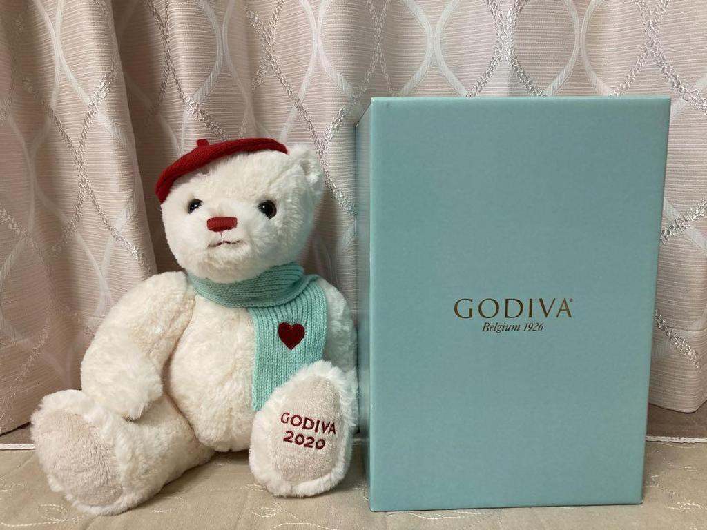 [USED] GODIVA White Day 2020 Limited Edition Teddy Bear Plush Toy