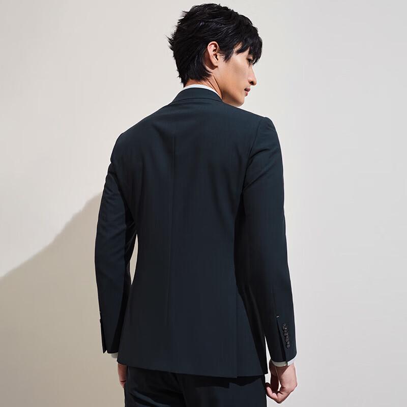 BAOXINIAO Men's Business Wool Blend Suit Jacket EBB242232U