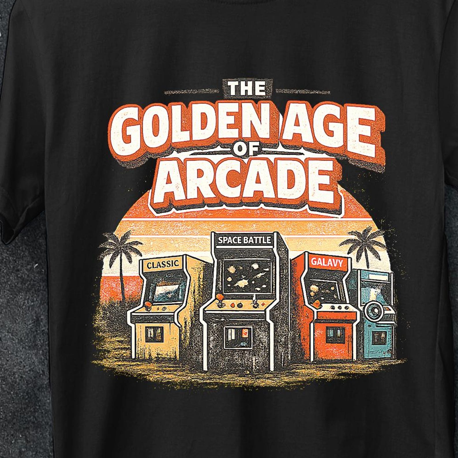 Retro arcade t shirt, donky kong, insert coin cube, vintage games, vintage, gamer gifts, retro gaming, arcade machine, vaporwave gamer shirt S