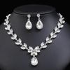 Temperament Bridal Accessories Necklace Set Leaf Shape Dress Dinner Accessories Versatile Premium