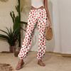 Women's Casual Printed Jogger Pants with Drawstring Elastic Waist Tapered Leg