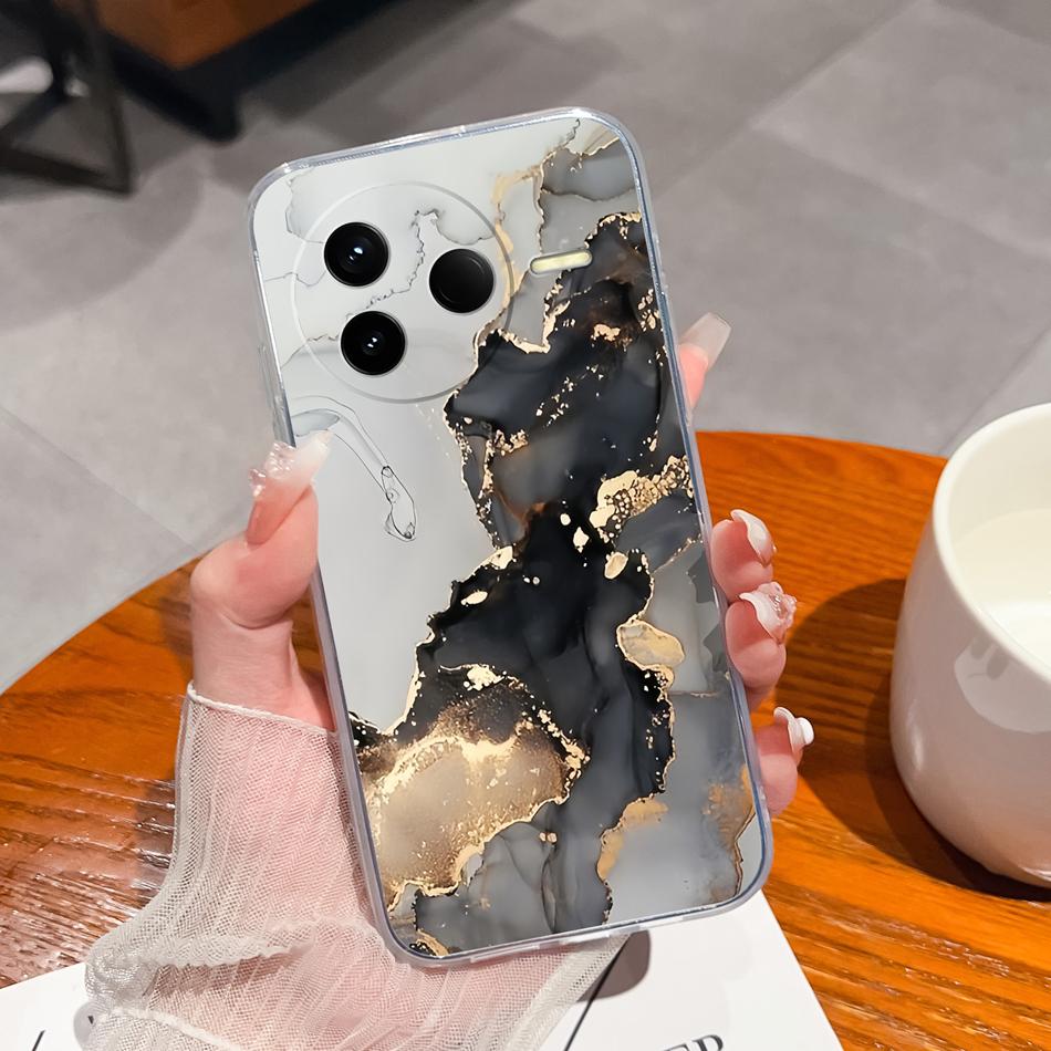 Case For POCO F7 Pro / F7 Ultra Summer Flower Transparent Funda For POCO F 7 Soft Untra Thin Phone Back Cover Shockproof Housing