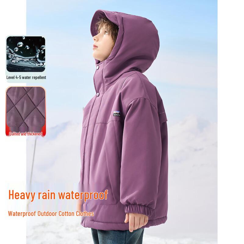 Montagut Kids Boys Winter Hooded Padded Workwear Jacket 170