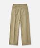 Dibellobeu Essential Mood Semi-Wide Cotton Pants_Beige