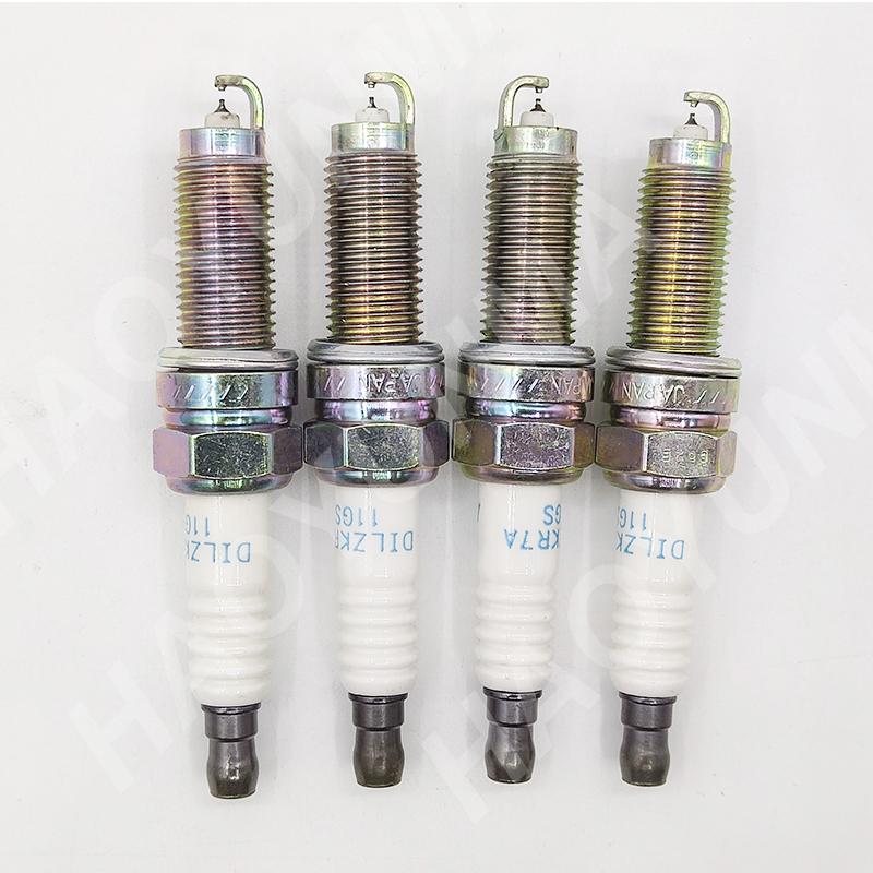 4PCS 12290-R41-L01 DILZKR7A11 Dual Iridium Spark Plug For Honda Acura ILX MDX 1.8L Accord HRV Civic 12290R40A02 DILZKR7A-11