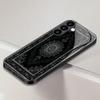 Black Persian tempered glass phone case suitable for Samsung Galaxy S26 S25 S24 S23 S22 S20 FE/Ultra/Plus anti drop back cover