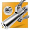 Double Handle Grease Tool Coupler Heavy Duty Quick Release Grease Gun Without/with 30cm Hose