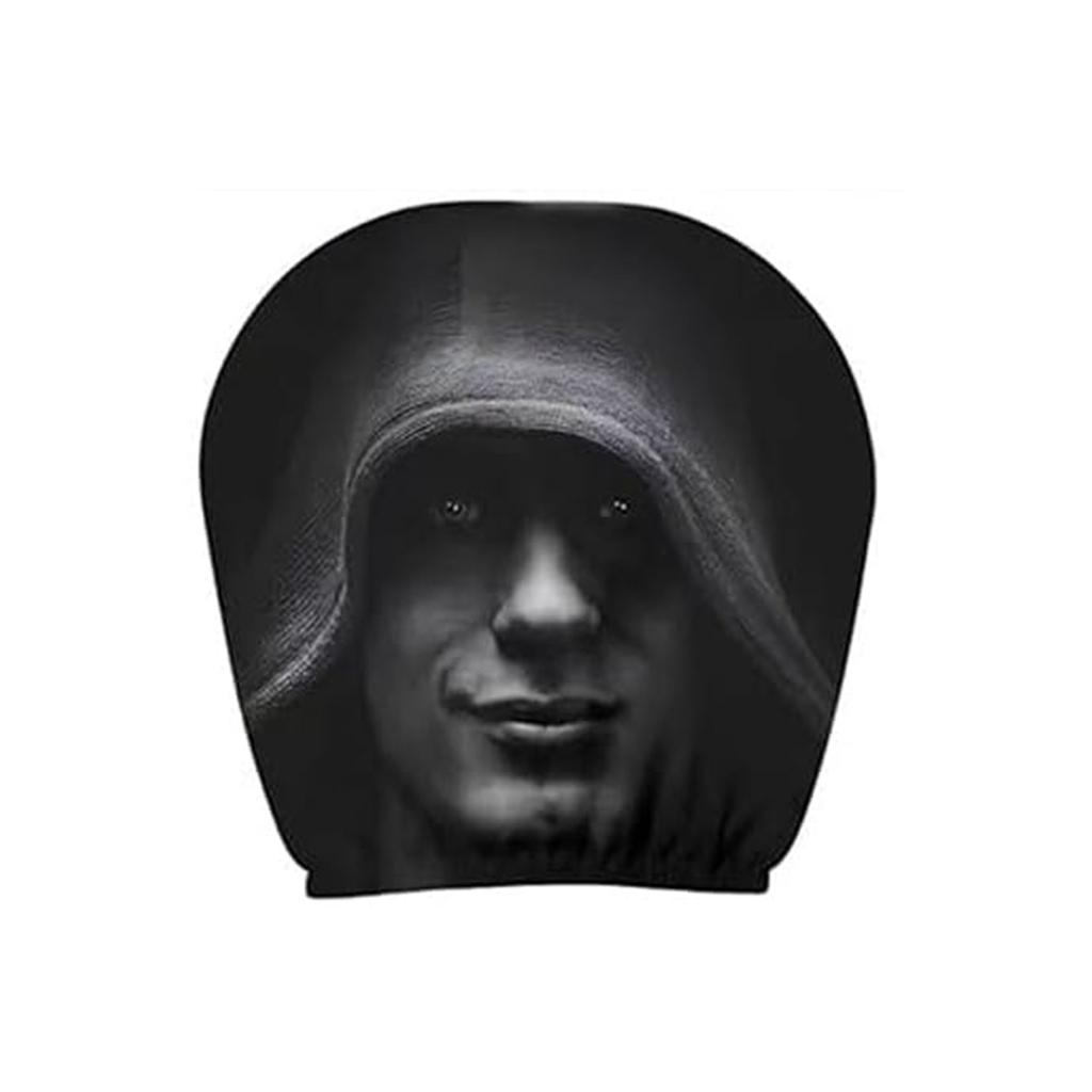 Stretch Seat Headrest Protector Elastic Fabric Scary Covers Auto Interior Accessories Car Headrest Case for Most Vehicles