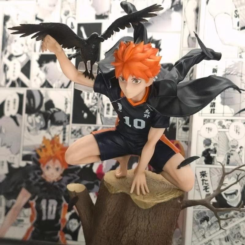 Haikyuu Hinata Shoyo 22Cm Action Figure Anime Cartoon Model Kit Desktop Ornament Collectible Trendy Toy Gift For Anime Lovers