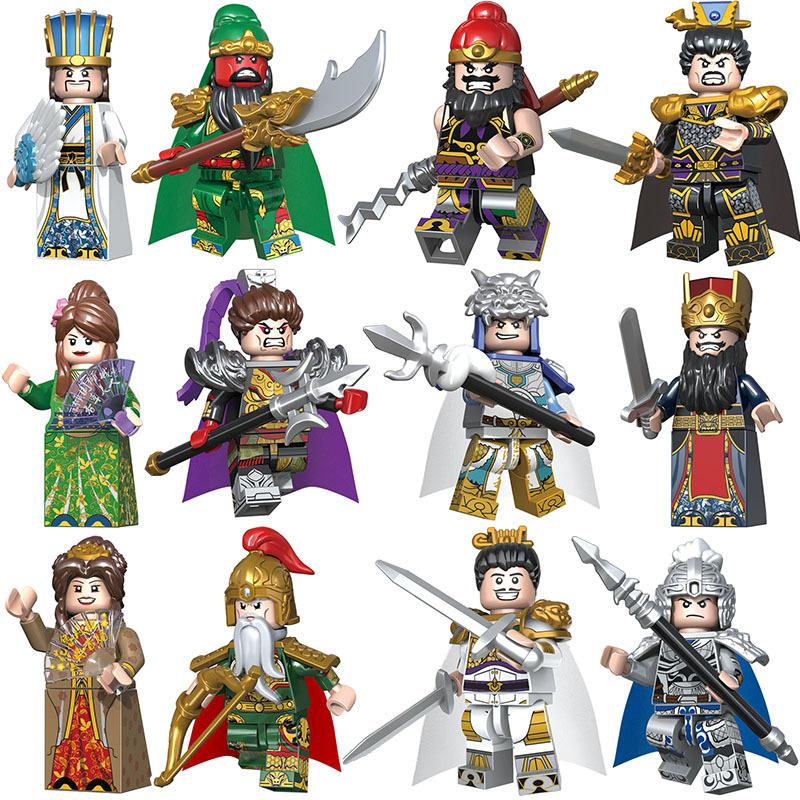 Drei Königreiche Xiaoxia Romance Soldat Zusammengebautes Spielzeug Bausteine Ma Guanyu Figur Junge Puzzle Macht Kleines Geschenk