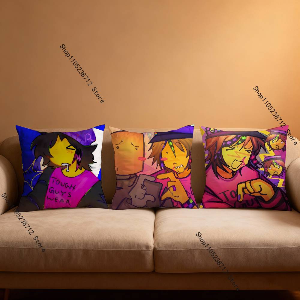 R-Regretevators I-Infected And L-Lampert Pillowcase Cushion Plush Cartoon Anime Kawaii Decoration Kids Birthday Cute Gifts
