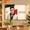 Custom Name Elvis Presley 5D Diamond Painting Personalized Full Drill Diamond Art Kit Gift